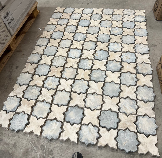 Arto- Artillo Arabesque Quatrofoil and 8c Cross Tile
